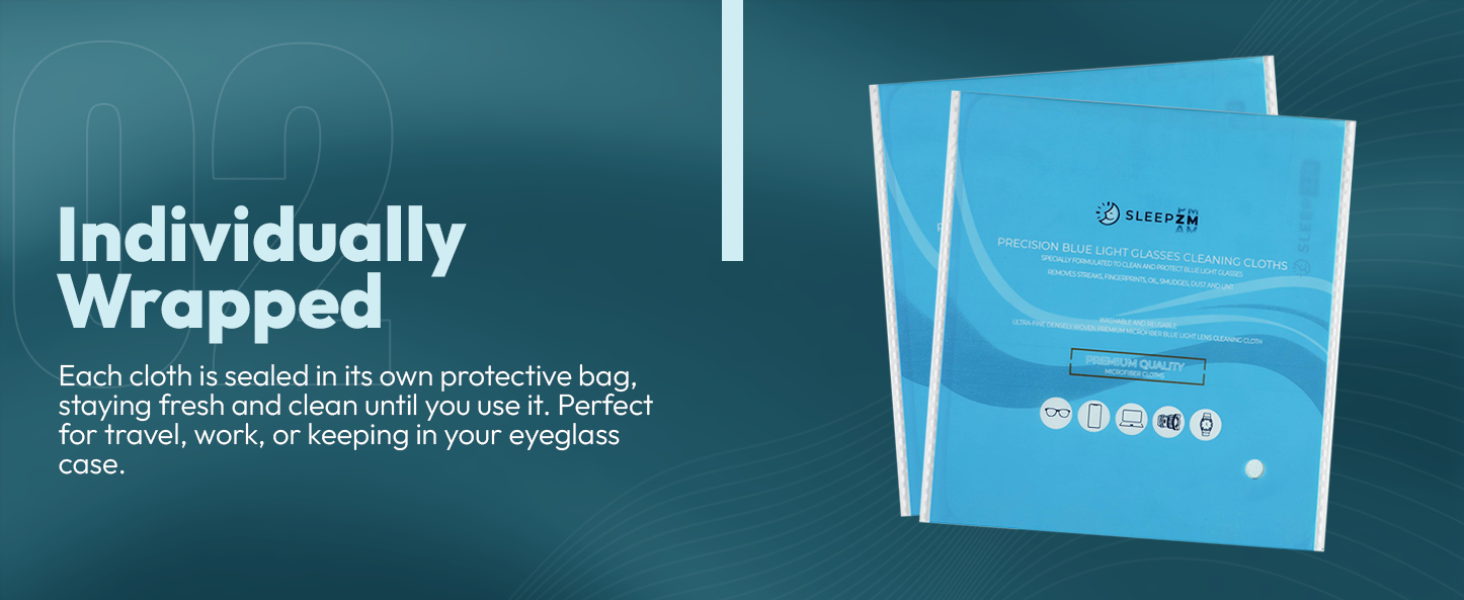 Special Blue Light Glasses Microfiber Cleaning Cloths