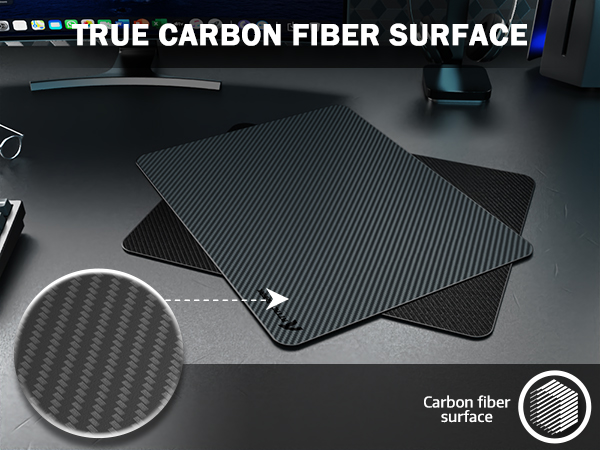 Carbon Fiber Gaming Mouse Pad,High Accuracy Tracking
