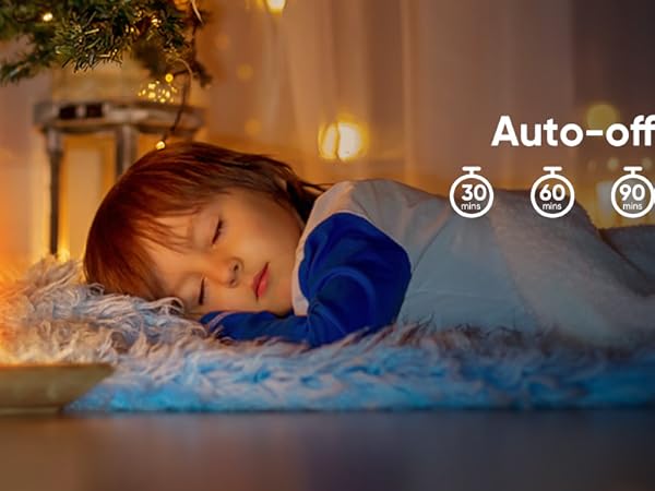 sound machine features 30, 60, 90, 120, 180 minutes timer