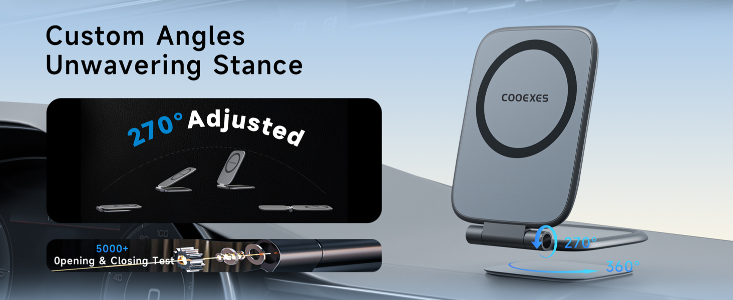 Adjustable car phone holder