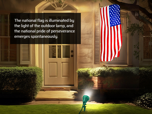 led spotlight outdoor for flag