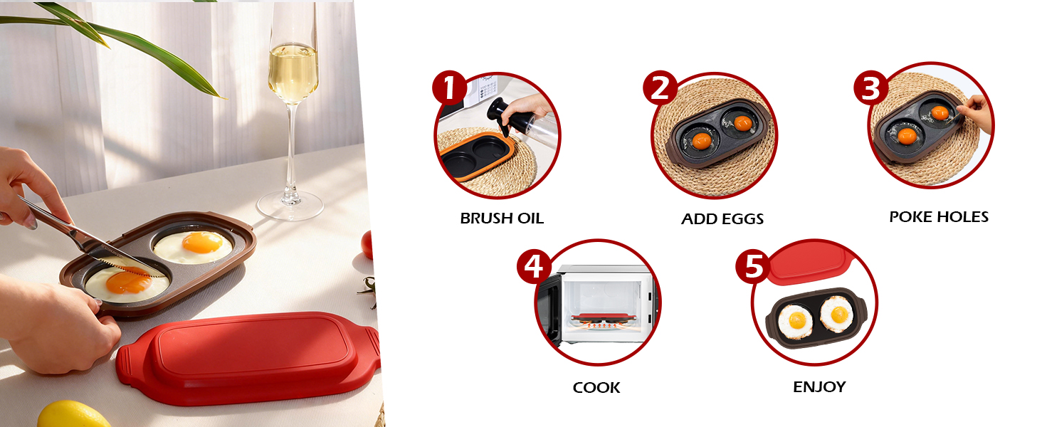 Microwave egg cooker