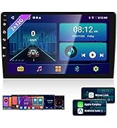 2+32G Android Double Din Car Stereo with Apple Carplay Android Auto Mirror Link Change Wallpaper ...