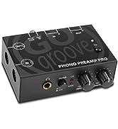 GOgroove Phono Preamp Pro Preamplifier with RCA Input/Output, DIN Connection, RIAA Equalization, ...