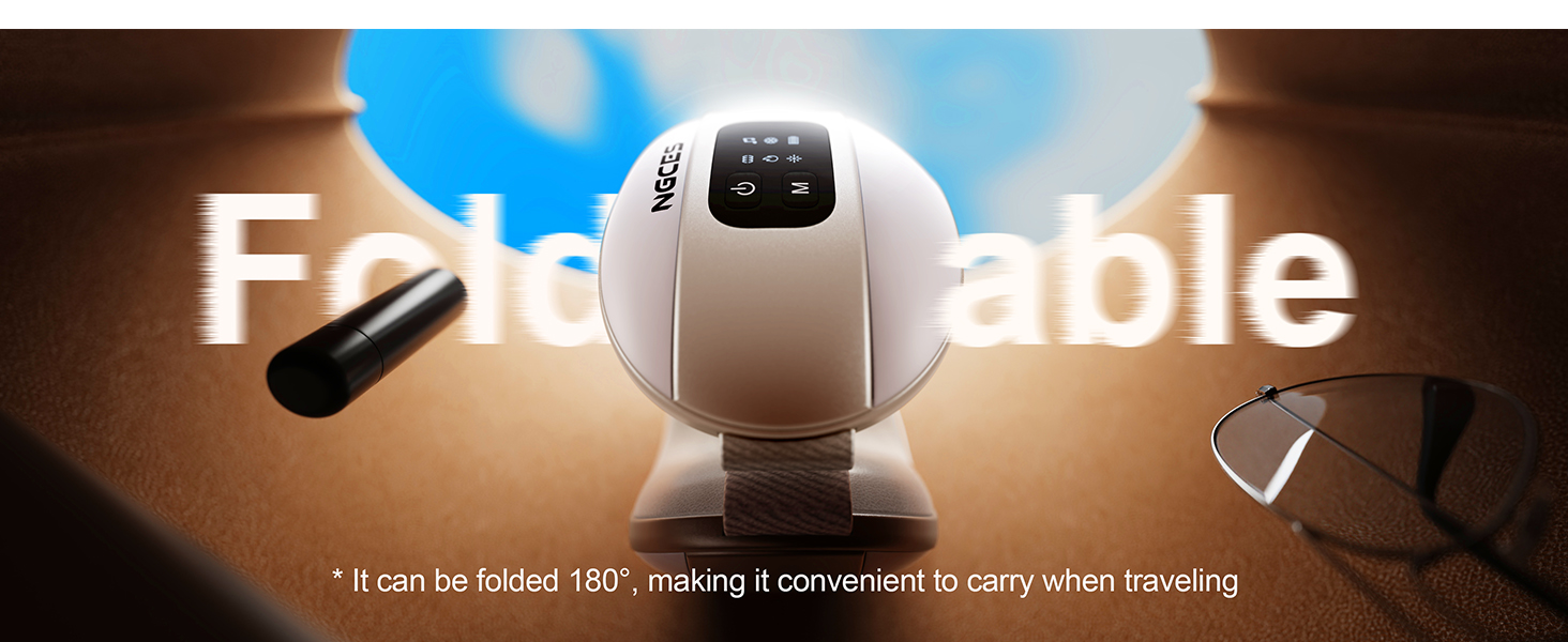 eye massager with heat