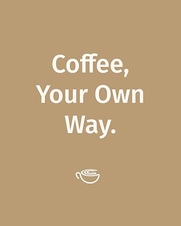 Text on a beige background reading ‘Coffee, Your Own Way.’ with the Cresimo logo.
