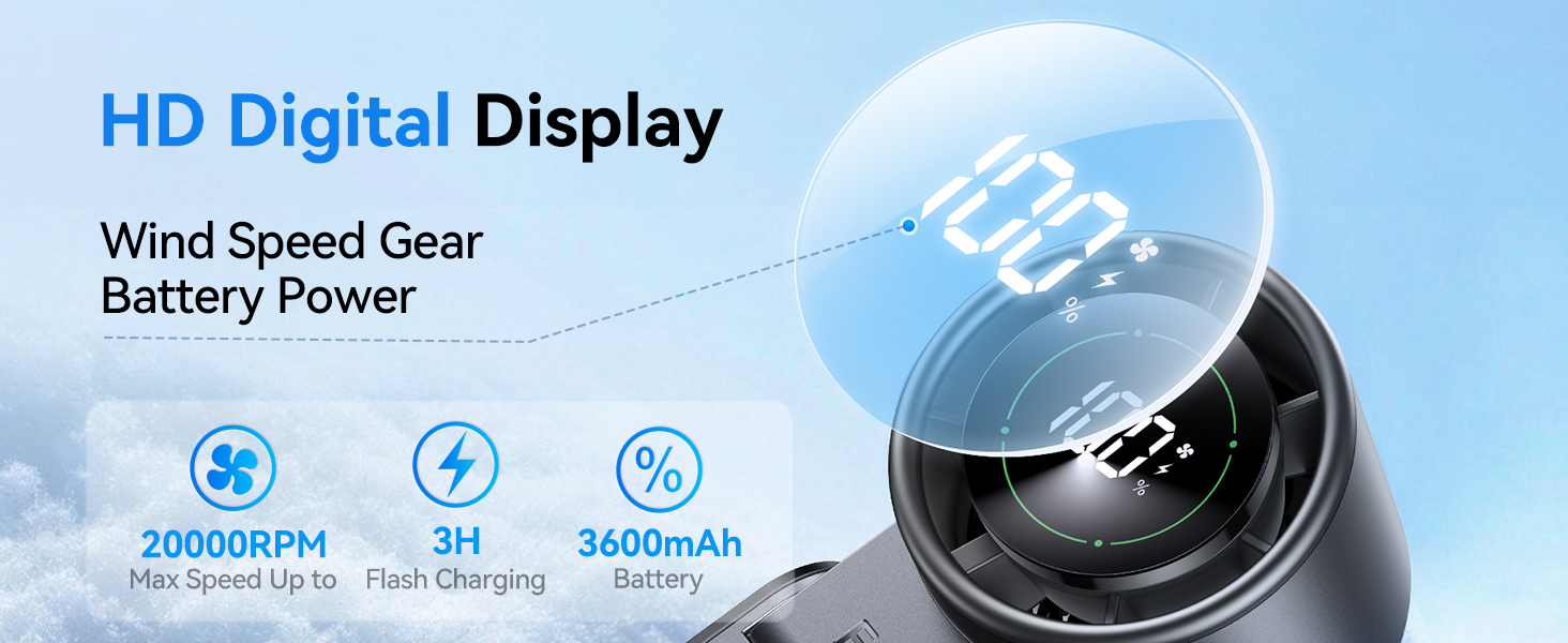 portable handheld fan