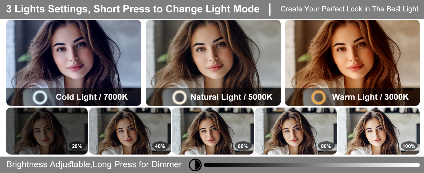 Wall Mounted Lighted Makeup Mirror