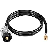 GASPRO 6-Foot Propane Hose with Regulator for Blackstone 28''/36'' Griddle, Weber Grill, Propane ...