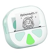 Anycash Sticker Printer Mini Print Pod, Bluetooth Thermal Sticker Maker Machine with 3 Roll Paper...