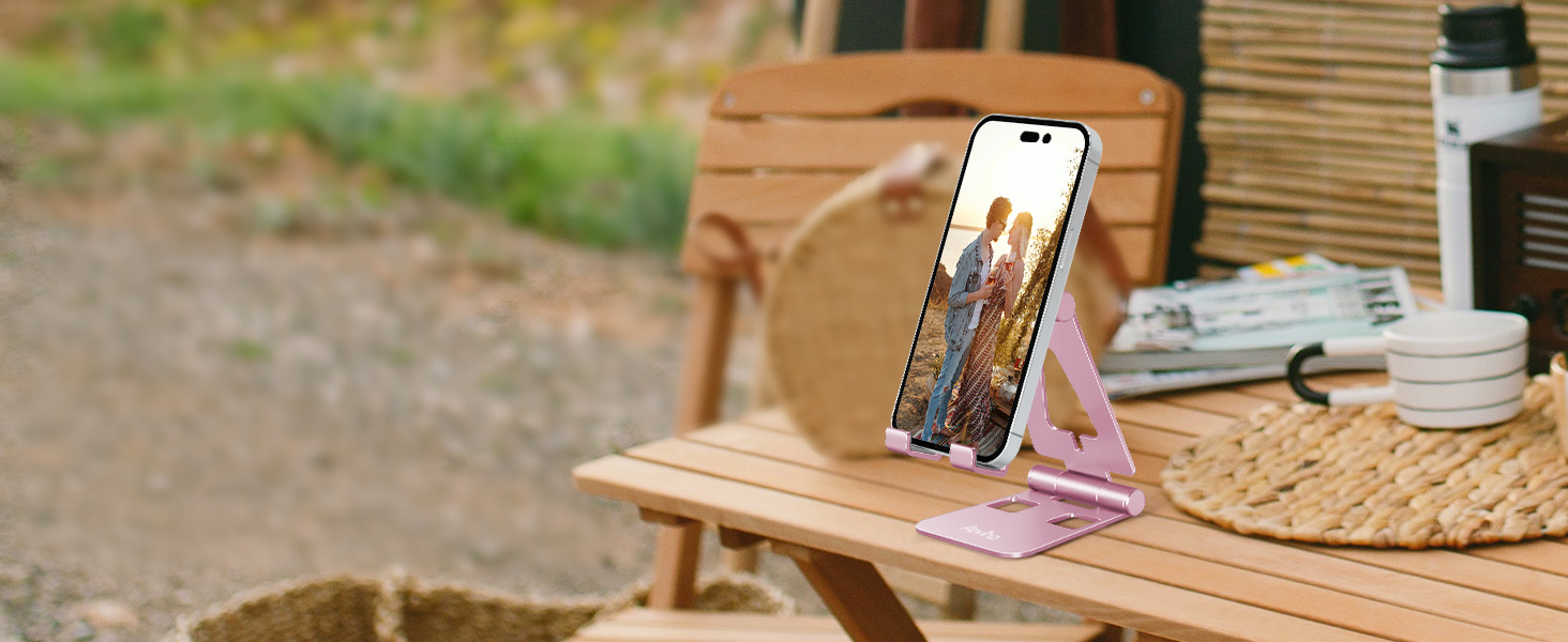  Portable Desktop Phone Holder for outdoor