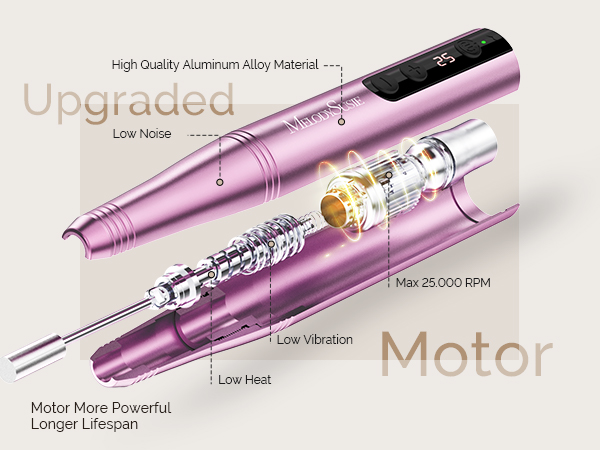 MelodySusie Cordless Electric Nail Drill