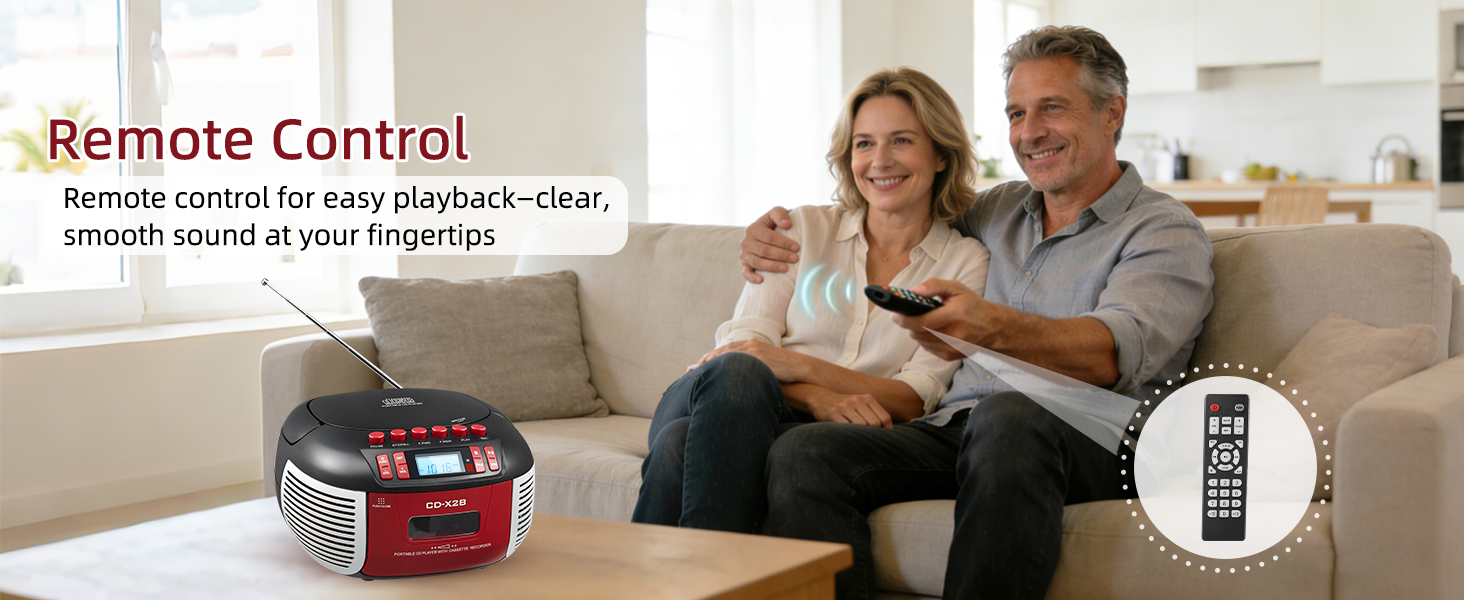 CD and Cassette Player