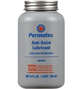Permatex 80078 Anti-Seize Lubricant with Brush Top Bottle, 8 oz.