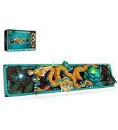 JMBricklayer Mythic Dragon Tiles Building Block Sets with LED Lights for Adults 70020, Wall Art C...