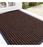 OLANLY Front Door Mat Indoor Outdoor Entrance, Waterproof Heavy Duty Doormat, Fade Resistant, Low...