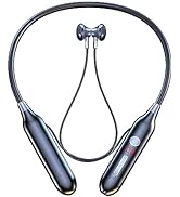 CHUYI Wireless Bluetooth Neckband Headphone, Ergonomic Hanging Neck Magnetic Attraction Earphone ...