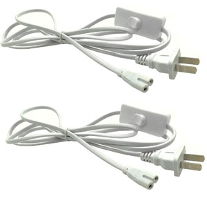 T8 LED Cord Connector Power Cord LED Tube Power Extension Cord with Switch Plug LED T4 T5 T8 Tube