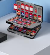 MoKo 16 Game Card Case Compatible with Nintendo Switch 2 / Switch OLED / Lite, Games Holder Case ...