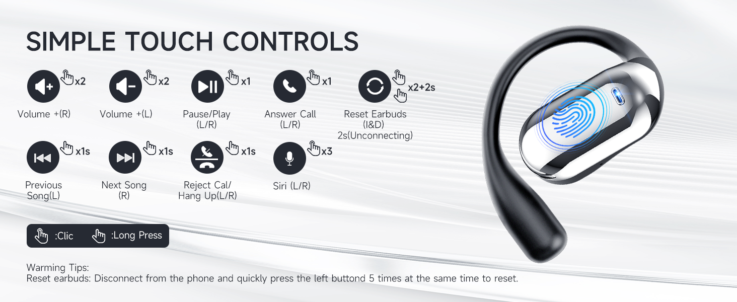 touch bluetooth earbuds