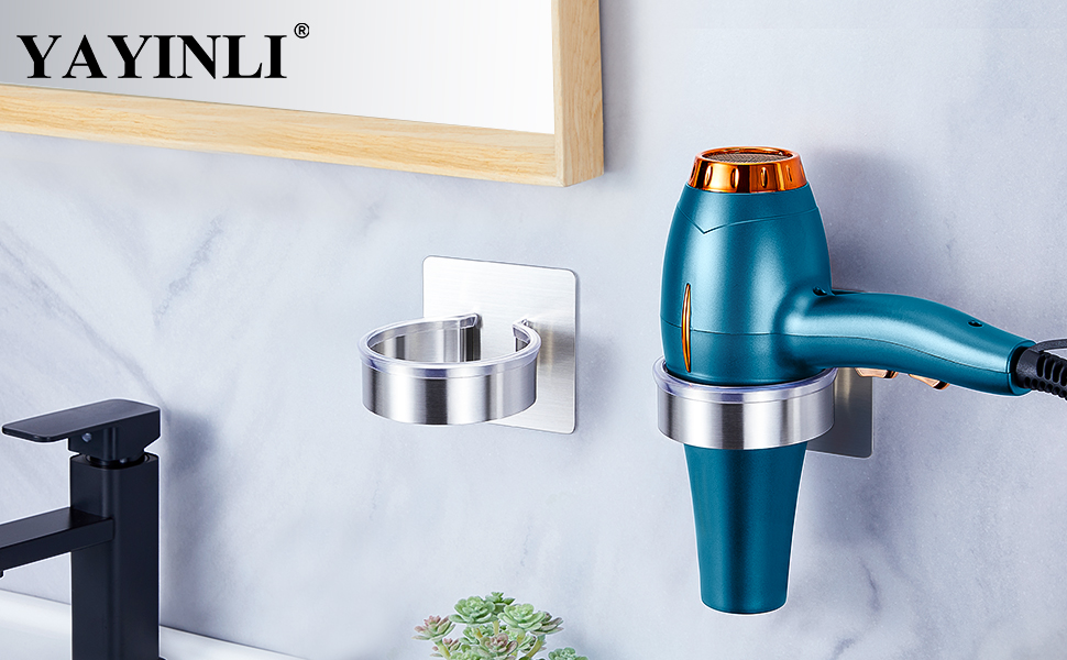 hair dryer holder wall mount hairdryer holder bathroom wall