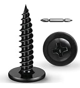 BNUOK #8 x 1 Inch Wood Screws Phillips Modified Truss Head Stainelss Steel 410 Self Tapping Metal...