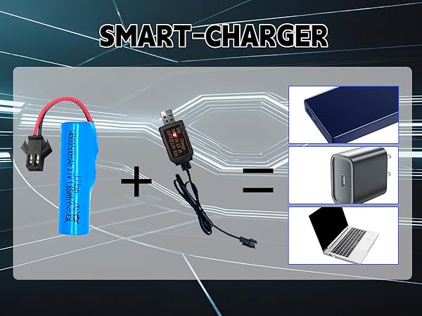 3.7V rechargerable battery 14500 battery RC car battery RC car charger 500ma