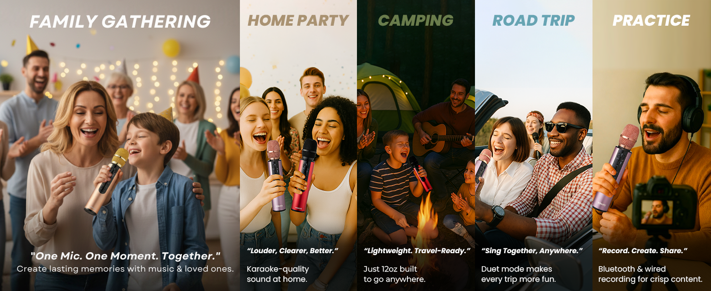 karaoke mic for party, family gathering, gift for kids