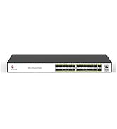 XikeStor L2 Managed 10G Network Switch 24 Ports 10G Port and 2 Port 40g SFP+ uplink Enterprise Le...