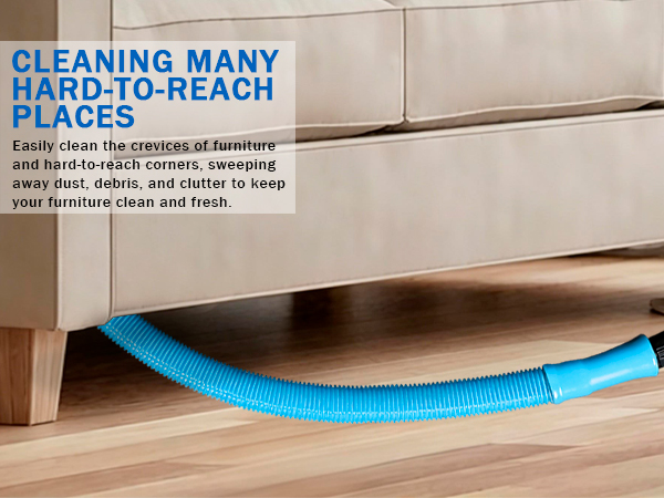 Dryer Vent Cleaner Kit - Compatible Universal Vacuum Attachment Hose with Most Vacuum Cleaner