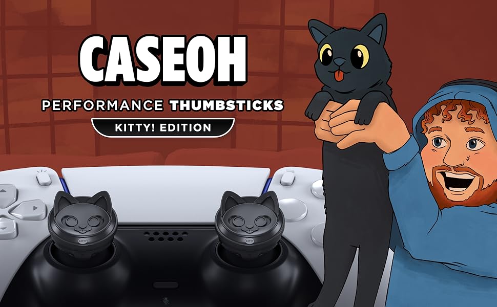 CaseOh Kitty KontrolFreek Thumbsticks