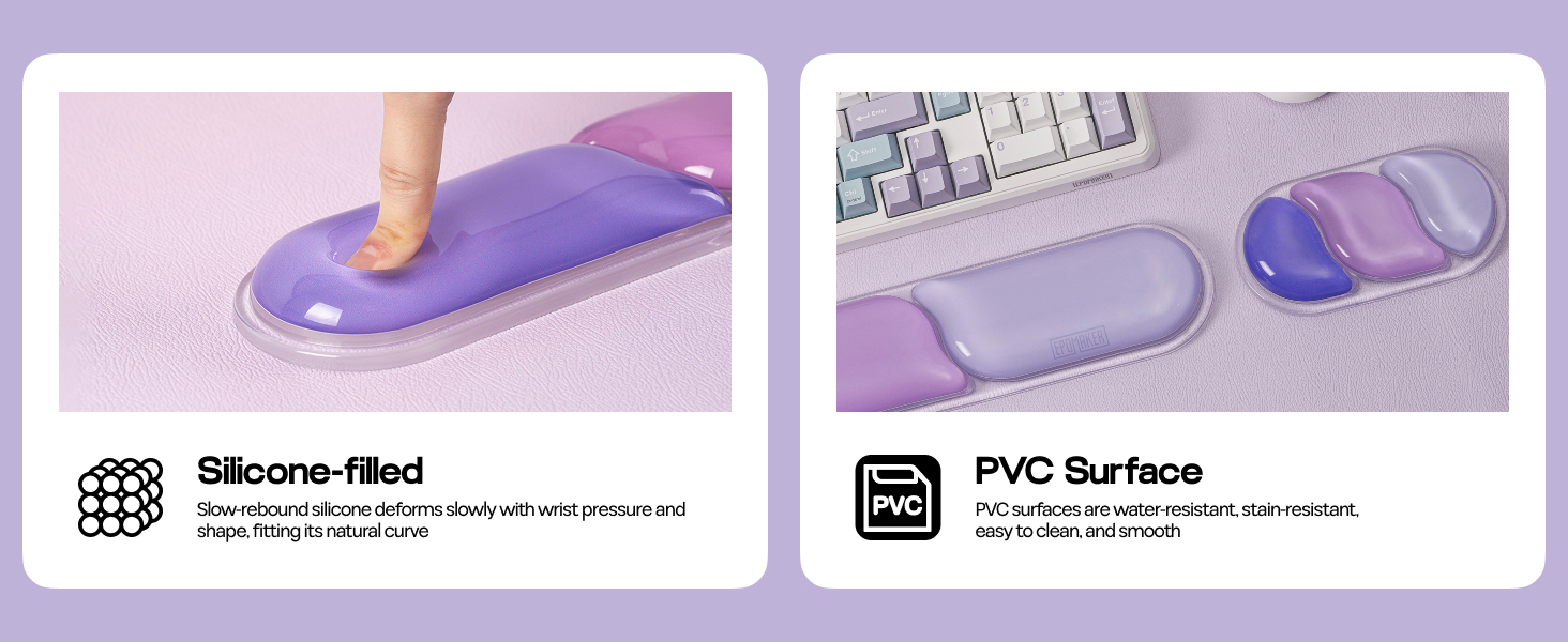 EPOMAKER CloudGel Wrist Rest for Keyboard and Mouse
