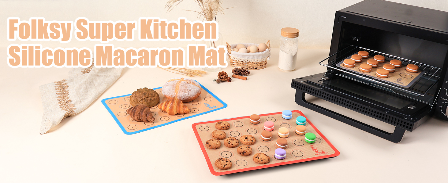 silicone macaron mat