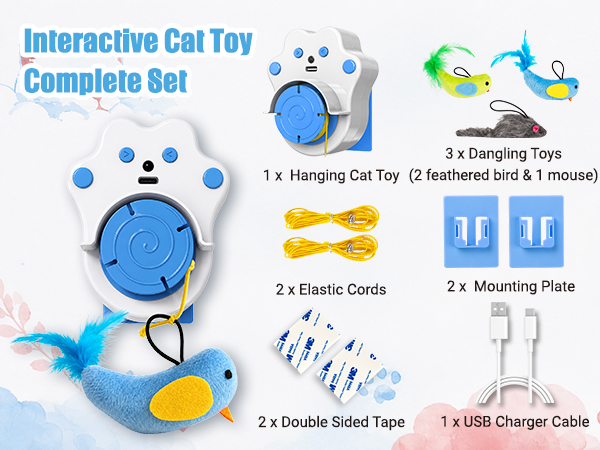 Interactive Cat Toy Complete Set