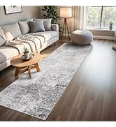 RUUGME Washable 3x8 Hallway Runner Rug - Runner Rugs Modern Stain Resistant Indoor Mat Rug Runner...