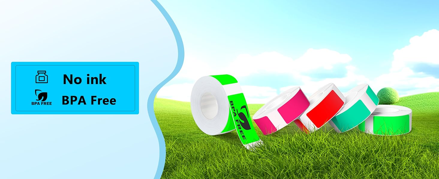 Thermal labels are great for business, office, organization, kitchen, plants 