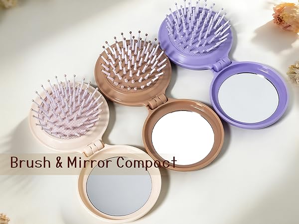 pocket hair brush for girls