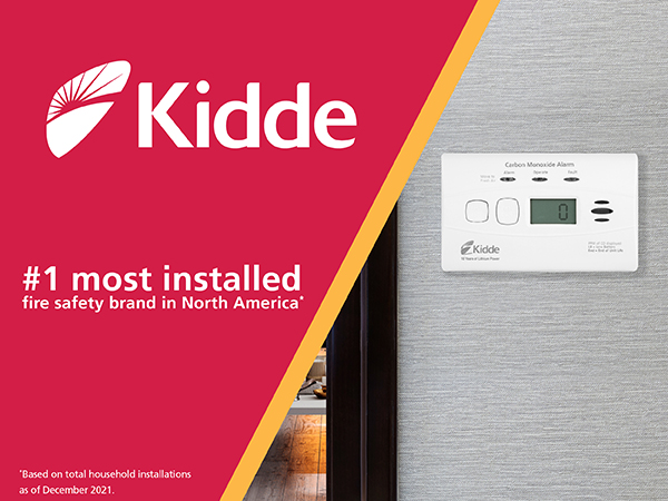 Kidde Carbon Monoxide Detector with Lithium Battery, Digital Display &amp; 3 LED Lights