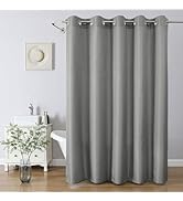 eachope No Hooks/Liner Needed - Waterproof 3-in-1 Hotel Waffle Weave Shower Curtain, Machine Wash...