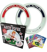 Activ Life Kid’s Flying Rings (2 Pack) They Fly Straight &amp; Don’t Hurt, 80% Lighter Than Standard ...