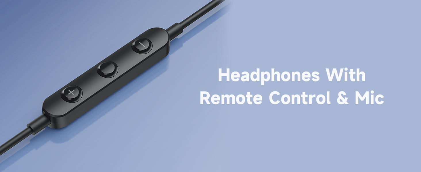 USB C Headphones With Microphone HD &amp;amp; Remote Control usb c wired headphones