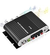 ASHATA Power Amplifier Stereo Amplifier,Digital Amp Mini HiFi 2.1 Stereo Bass Auto Car Home Audio...
