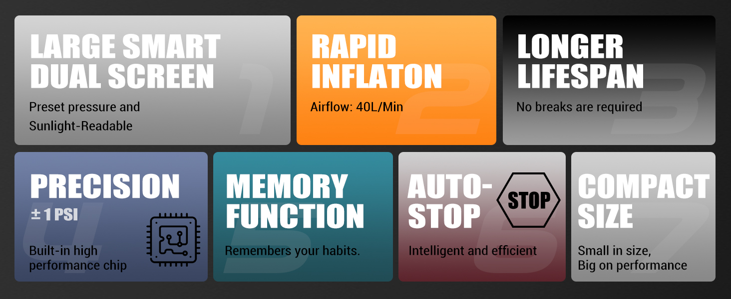 air compressor portable inflating motorcycle tires for a smooth and stable ride.