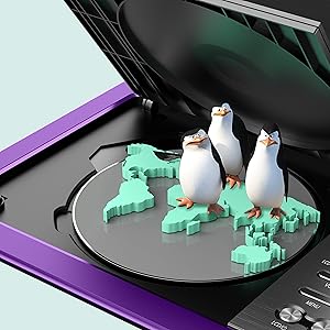 Technical illustration showing manufacturing process with mint-colored components on black and purple surfaces. Step-by-step assembly demonstration.