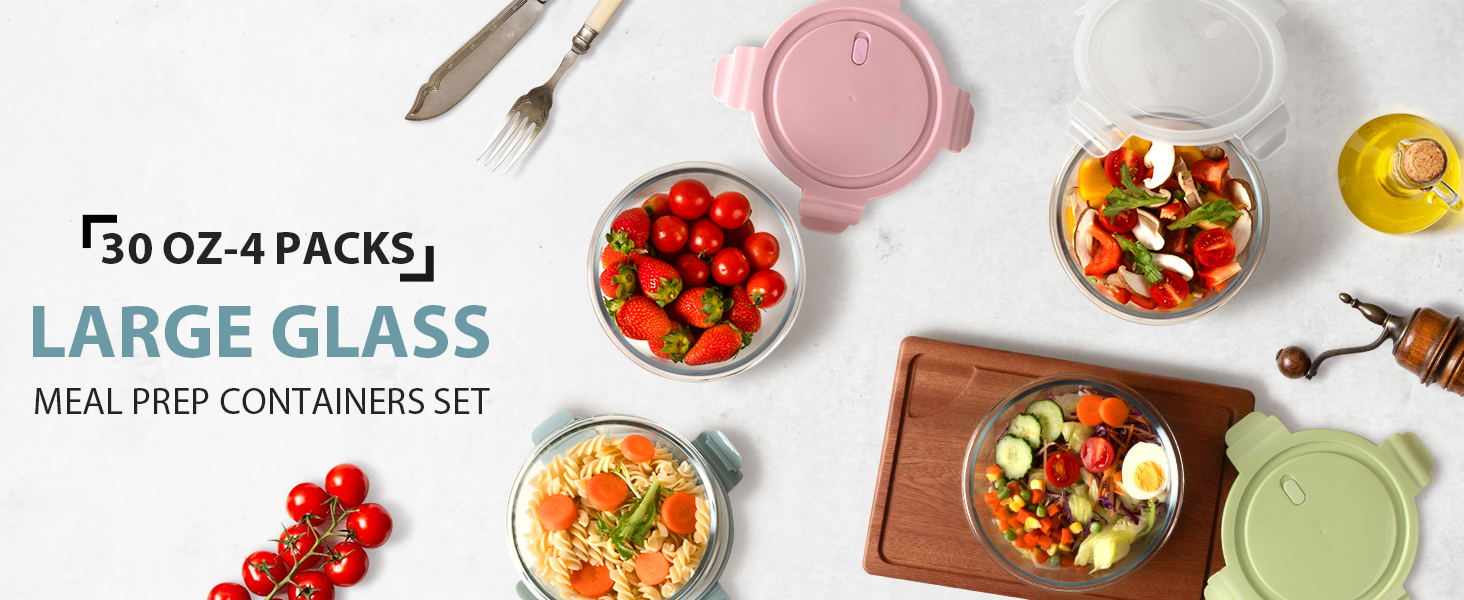 glass soup contianers