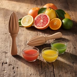 Wooden Citrus Lemon Juicer