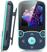 AGPTEK 64GB MP3 Player with Clip, A65 Bluetooth 5.3 Lossless Sound with FM Radio, Voice Recorder ...