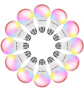 DAYBETTER Tuya Smart Light Bulbs, RGBCW WiFi Color Changing Led Bulbs Compatible with Alexa and G...