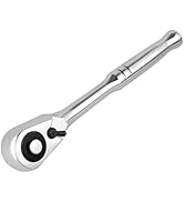 wanlvkang 3/8 Drive Ratchet Wrench, 72-Tooth 3/8 Ratchet Socket Wrench with Quick-release and Rev...