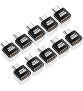 Duttek USB C to USB Adapter - 10 Pack, USB Type C Male to USB A Female Extension, Supports 480Mbp...